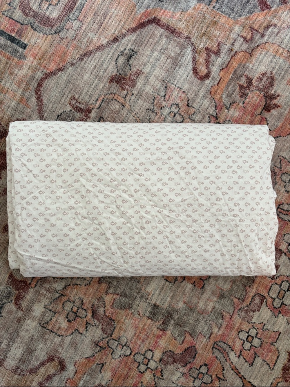 Shabby Chic Lavender Blush Floral Duvet Cover